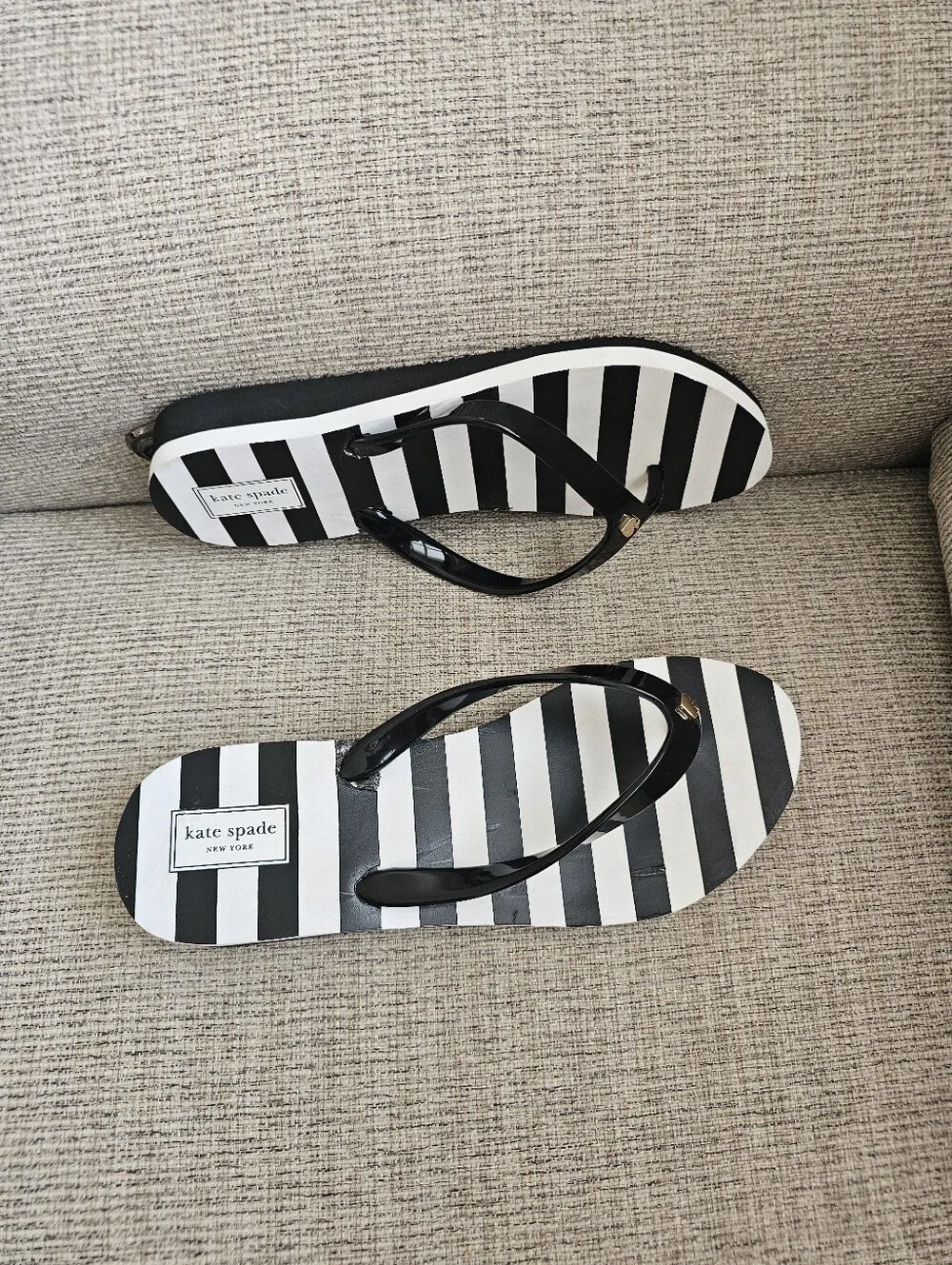 Kate Spade Mini Wedge Flip Flops - Picture 2 of 9